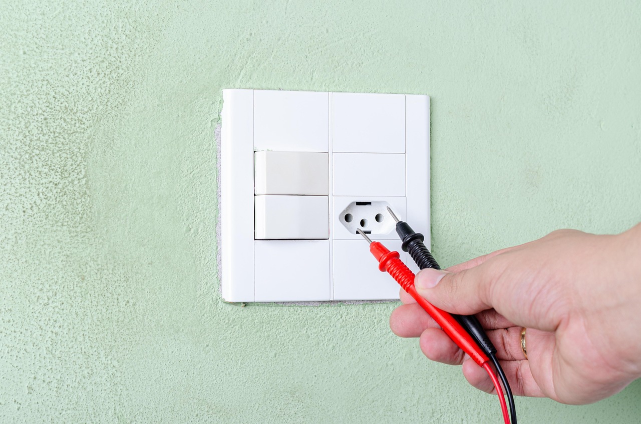 Professional electrician tools and testing equipment